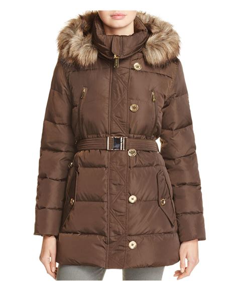 michael kors mink coat|michael kors winter jacket women.